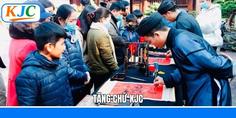 Tặng chữ KJC